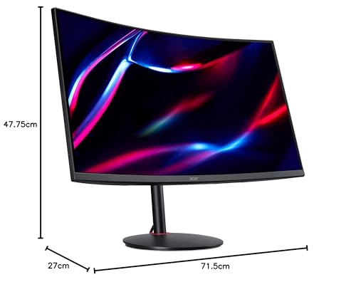 Monitor Gaming Acer Nitro XZ3 Curvo Ultra-Rápido WQHD 165 Hz 31.5" 1ms