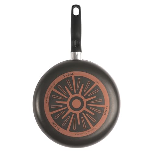 Batería de Cocina T-Fal Negro con Tecnología Thermo-Señal de 10 Piezas