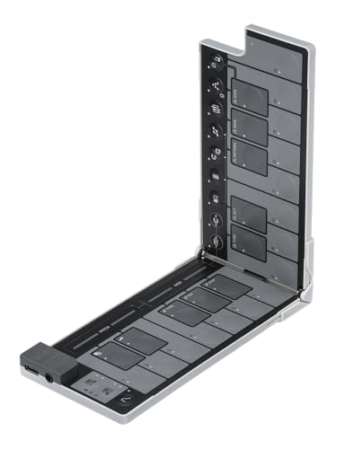 Korg NanoKEY Fold - Controlador de teclado MIDI plegable de 25 teclas con USB-C y TRS-MIDI - Blanco