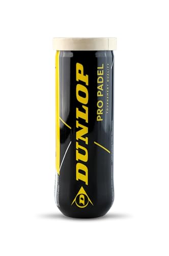 DUNLOP Pro Padel - Pelotas de pádel para competiciones y torneos (1x3 Lata)