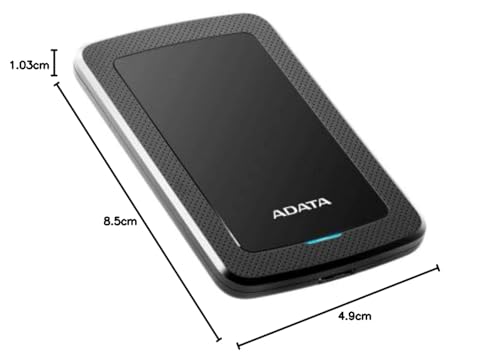 Disco Duro Externo ADATA Negro Ultra Delgado USB 3.2 2 TB