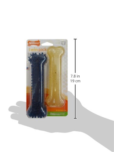 Juguetes para Masticar Moderado Nylabone Pollo Wolf Combo Dental para Perro