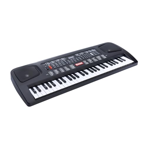 Teclado Musical Kaiser Negro 54 Teclas 100 Tonos Función Grabar Audio