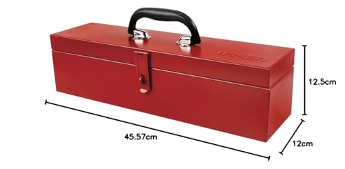 Caja Metálica Usos Múltiples Urrea Rojo 17 x 4 x 4 Pulgadas