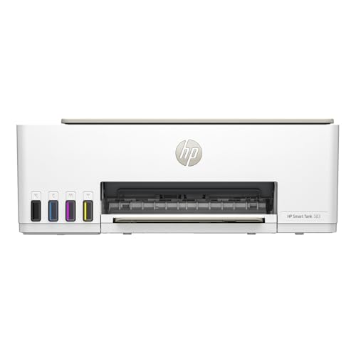 HP Impresora Multifuncional Smart Tank 583, Todo-en-Uno, Tanque de Tinta, WiFi, USB, Bluetooth, Smart, AirPrint, Impresión, Copiado, Escaneo (4A8D7A#AKY)