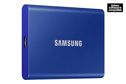 Unidad SSD Portátil Samsung Azul 1 TB USB 3.2 Hasta 1050 MB/s