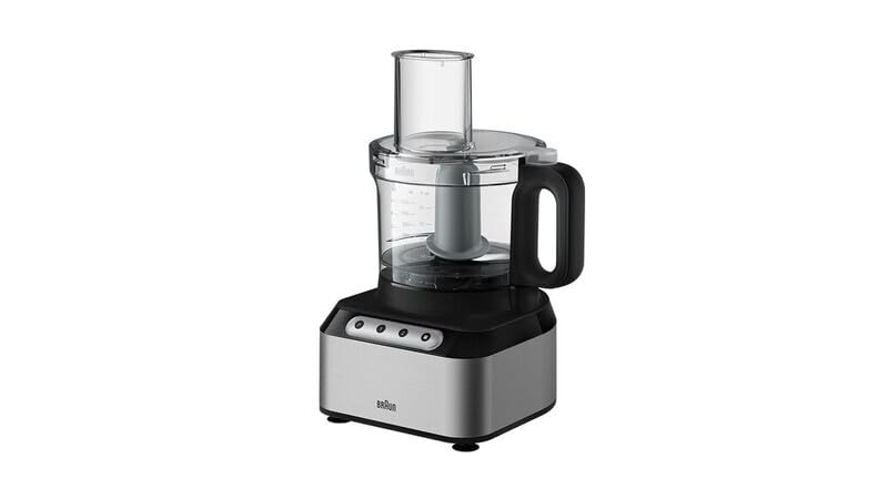 Braun FP3211SI Easy Prep 8 pz Procesador de alimentos, Plata