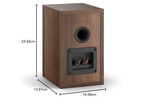 Dali Spektor 1 100W Nuez - Bocinas (Bocina set unit, De 2 vías, Mesa/estante, Montar en la pared, 11.4 cm (4.5"), 2.1 cm, 100 W)