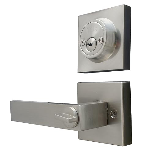 Combo Llave-Llave Yale MX89081 Niquel Satinado Castelli CAJA V