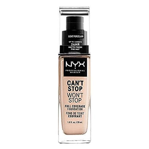 NYX Professional Makeup, Can´t Stop Won´t Stop, Base de Maquillaje, Natural