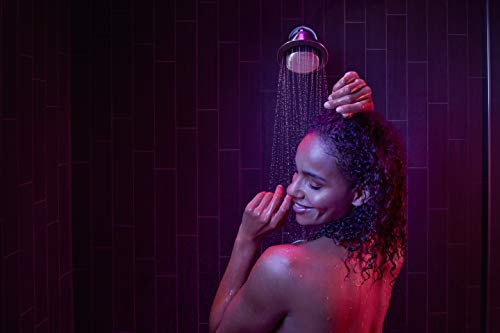Kohler Moxie - Altavoz inalámbrico Bluetooth impermeable, 1.75 gpm, níquel cepillado