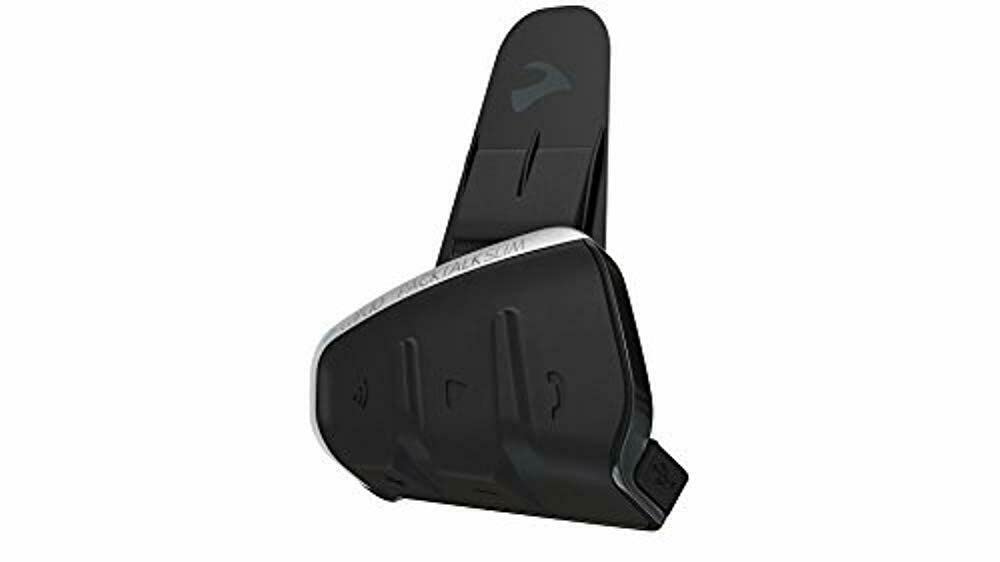 Cardo Scala Rider PACKTALK Sistema de comunicación y entretenimiento con voz natural, Packtalk Slim Jbl, Negro, Dual Pack