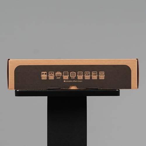 Pedal de Efectos de Guitarra VALETON Negro con 140 Efectos Integrados y 198 Presets para Hombre