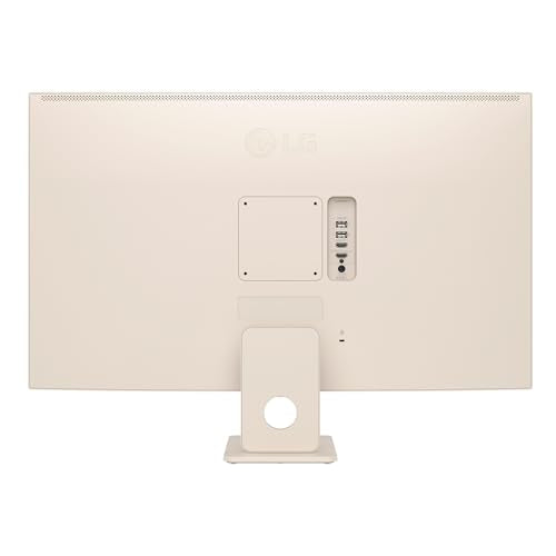 LG MyView 32SR50F-W, Smart Monitor 32" IPS Full HD (1920 x 1080), webOS 23, 100 Hz Uso de Home Office, IA Concierge, Bocinas estéreo de 5W x2, Panel de Inicio ThinQ, Diseño - Blanco