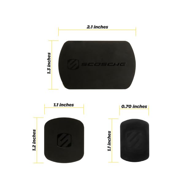 Sistema Magnético para Teléfonos Inteligentes Scosche MagicMount Negro Regular