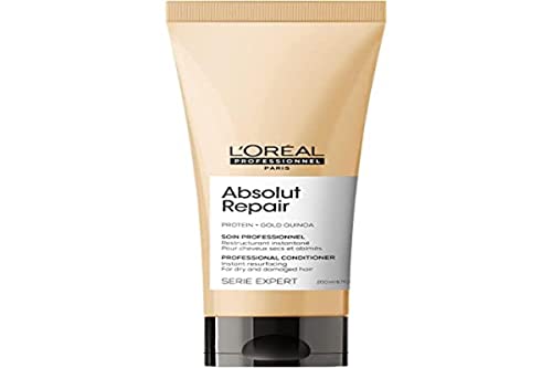 L'Oreal Professionnel Shampoo Reparador Para Cabello Danado 500 Ml Serie Expert Absolut Repair Gold + L'Oreal Professionnel Acondicionador reparador para cabello danado 200 ml