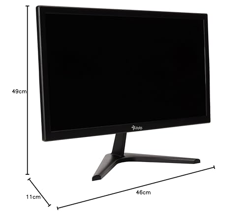 Monitor Stylos 18.5 Pulgadas led 1366x768 DP vga hdmi 60hz