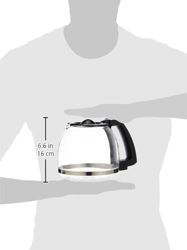 Capresso 4464 - Jarra de vidrio con tapa para cafetera Coffee Team GS, 10 tazas