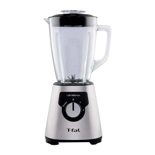 Licuadora T-Fal Ultraforce 2 Velocidades Vaso de Vidrio LN322DMX Acero Inox