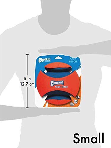 Chuckit! Kick Fetch Pelota de Juguete para Perros, Multicolor, Pequeño
