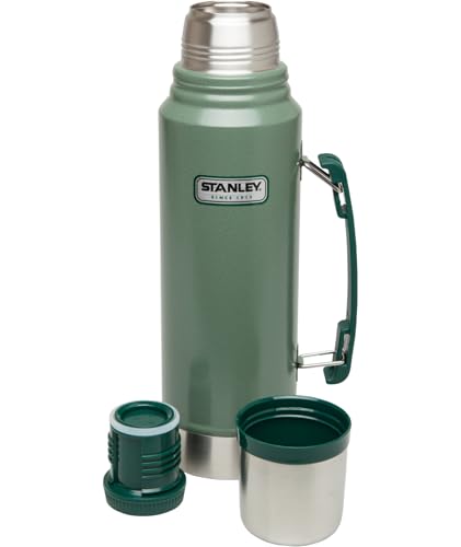 Botella Clásica al Vacío Stanley Verde Hammertone 1 Litro