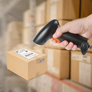 Escáner de Código de Barras USB Portátil Automático para Supermercado y Almacén