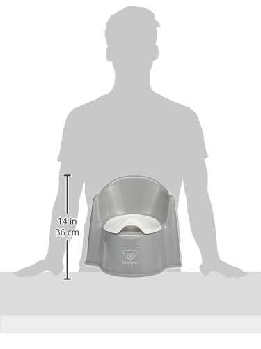 BabyBjörn Silla para orinal, gris/blanco