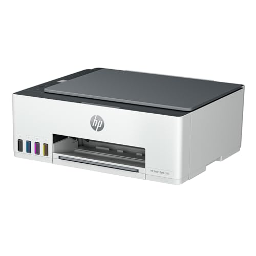 HP Impresora Multifuncional Smart Tank 580, Tinta Continua, Color, Wi-Fi, Dúplex (Doble Cara) Manual, Impresión Desde Smart App, 2 años de Garantía (1F3Y2A)