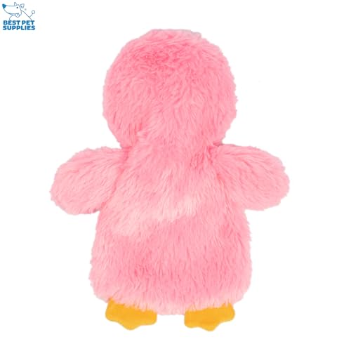 Best Pet Supplies - Juguetes de Peluche para Perros de Pollo Arrugado para Juegos interactivos, Cachorros y Adultos Mayores, Forma de Juguete de Pollo Colorido, Lindo y mimoso, Pollo Arrugado (Rosa)