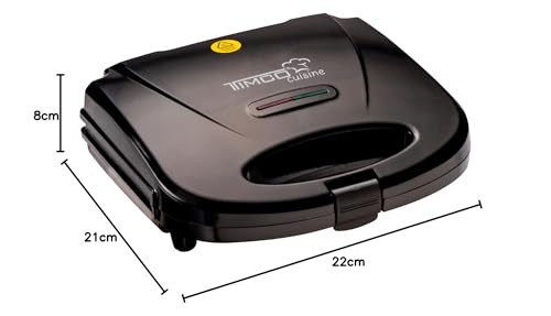 Sandwichera Timco SA-811 Placas Antiadherente 2 Piezas