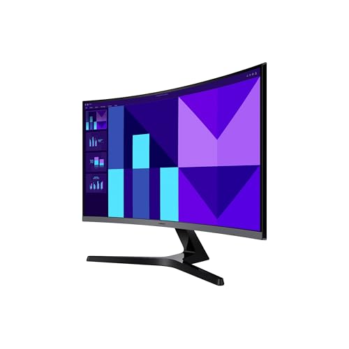 SAMSUNG - Monitor Curvado S3 (S39GD) FHD de 100 Hz, Modo de Juego, Modo de Ahorro de Ojos, conectividad múltiple con Puerto HDMI, LS27D396GANXZA, 2025