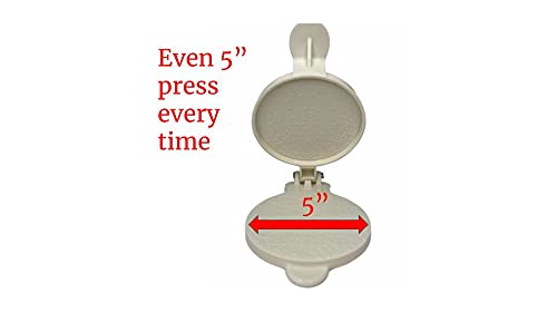 Prensa de Plástico Gordita 5 Pulgadas Pequeña para Masa Premium