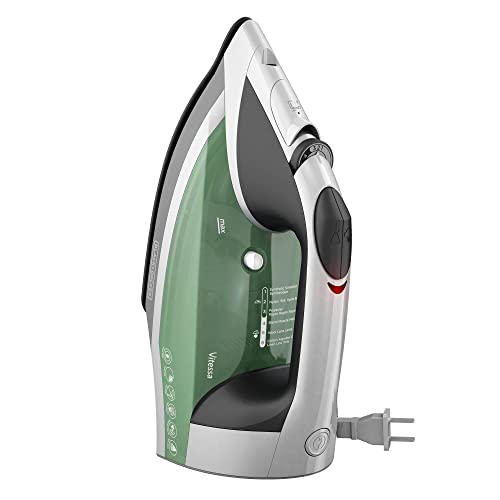 BLACK+DECKER Vitessa - Plancha de Vapor Avanzada, ICR2020, Suela Antiadherente Incluso a Vapor, Apagado automático, Cable retráctil sin enredos, Verde