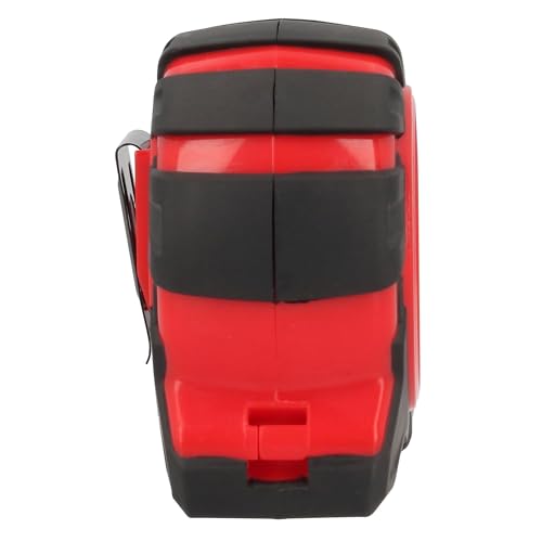 Flexómetro Urrea Rojo Heavy Duty con Hoja de Acero y Carátula de ABS y TPR