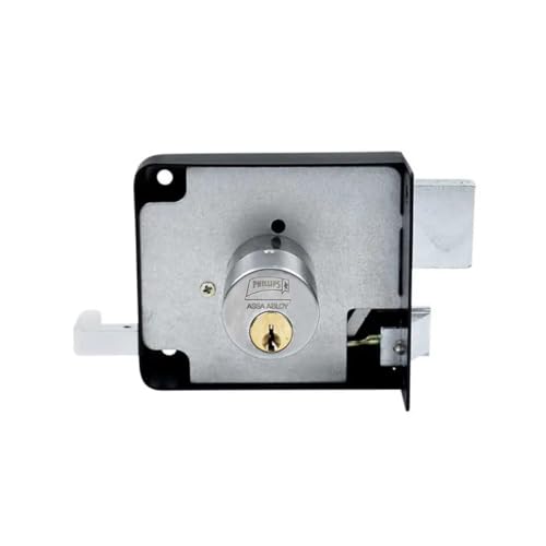 Cerradura Phillips Negra 175N de Fácil Instalación Izquierda