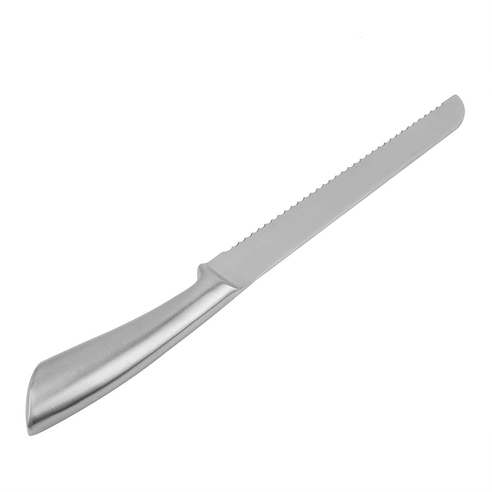 Cuchillo para Pastel, 1 Pieza, Cuchillo para Hornear de Acero Inoxidable, Cortador de Cocina para Pan y Pastel, Herramienta Manual
