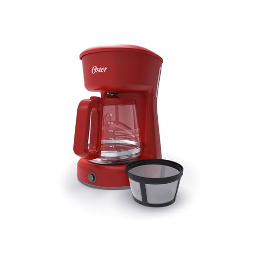 Cafetera de Goteo Oster Rojo 12 Tazas