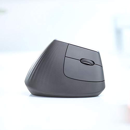 Mouse Inalámbrico Logitech Ergonómico Negro con Seguimiento Óptico 4000 dpi y Carga Rápida