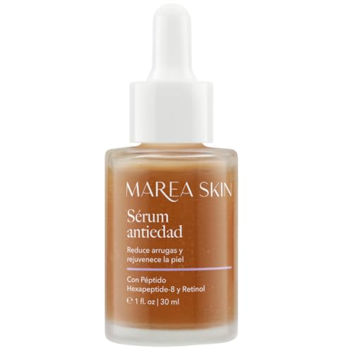 Sérum Antimanchas con Vitamina C, Extractos Naturales y Activos Despigmentantes: Desvanece Manchas y Unifica el Tono de la Piel, 30 ml | Suero Hidratante de Noche para Cara | 30 Días de Garantía | Marea Skin | Club Marea