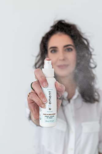 e11ement - Ácido hipocloroso todo natural para la cara y la piel - Seguro para todo tipo de piel, incluyendo piel propensa al acné - Alivia la piel seca irritada del eccema (recambio 1 L)