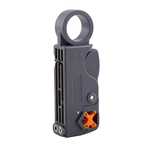 FTVOGUE RG6/RG59 Cable coaxial Separador de cables Compresión F Conector Herramienta de alicates