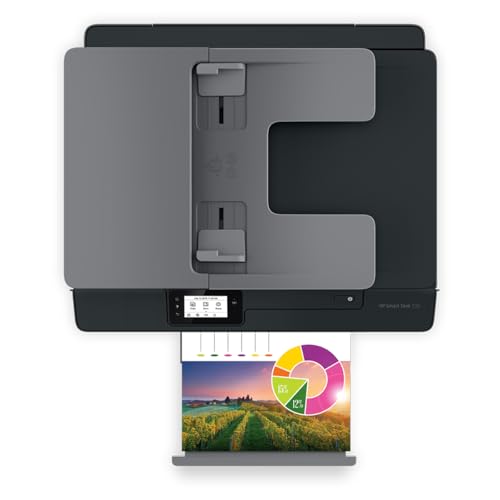 HP Impresora Multifuncional Smart Tank 530, Tinta Continua, Color, Wi-Fi, Dúplex (Doble Cara) Manual, ADF Alimentador Automático, Imprime Smart App, Impresión, Escaneo, Copiado (4SB24A)