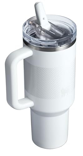 Vaso Stanley Quencher ProTour Abatible con Mango Integrado, Acero Inoxidable 40 Onzas para Viajes