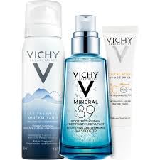 Kit Mineral 89 Booster + Agua Termal 50 ml + Capital Solei UV-Age Daily 15 ml