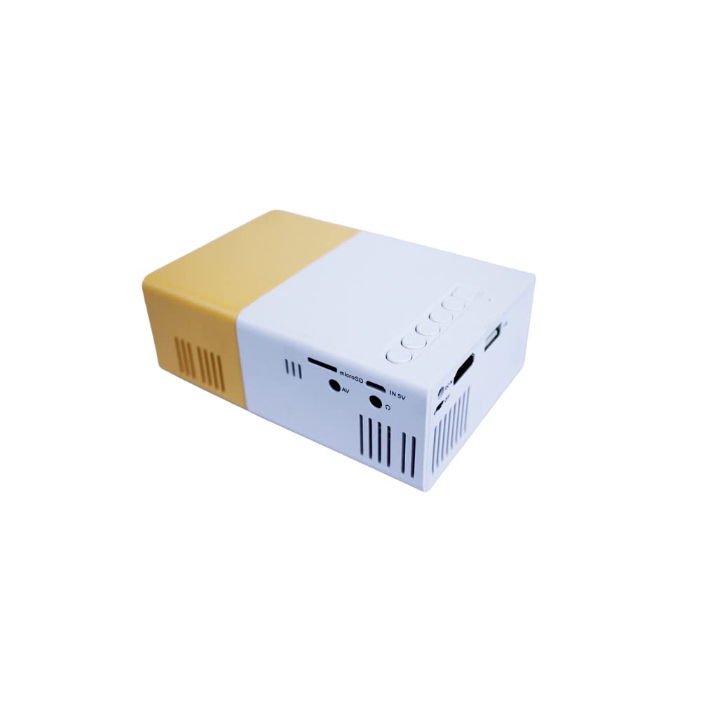 Bonalto Mini Proyector LED Portátil HD, Cine en Casa, Puertos USB/AV/SD/HD