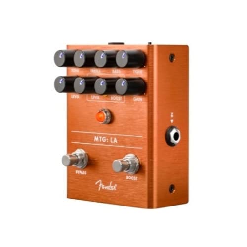 Fender MTG: LA - Pedal de distorsión de tubo, accesorios de guitarra