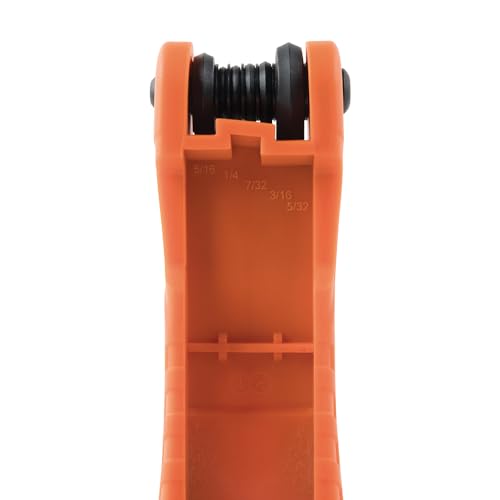 Klein Tools 70550 Juego de llaves hexagonales 11 tamaños SAE, herramienta de llave Allen plegable resistente con llaves hexagonales extralargas
