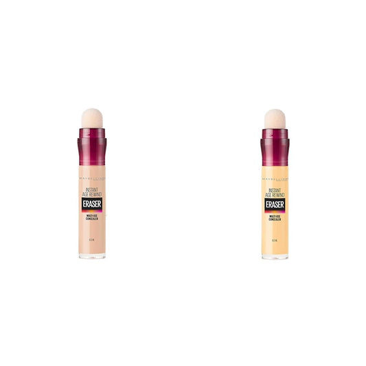 Maybelline Corrector de Maquillaje Instant Age Rewind, Light, 6 g + Corrector de Maquillaje Instant Age Rewind, Neutralizer, 6 ml