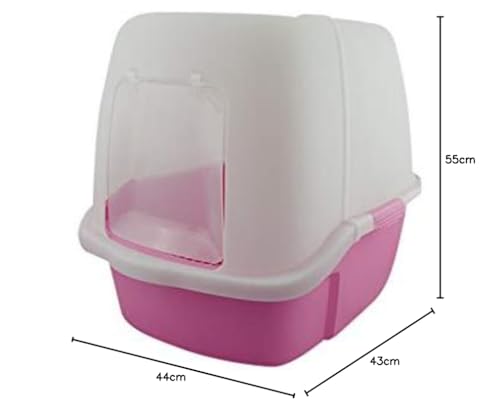 Arenero Sunny Con Puerta Abatible para Gato 55 X 44 X 43cm