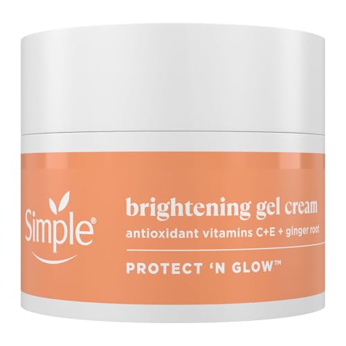 Simple Protect and Glow Brightening Gel Face Cream Hidratante Facial 50 ml
